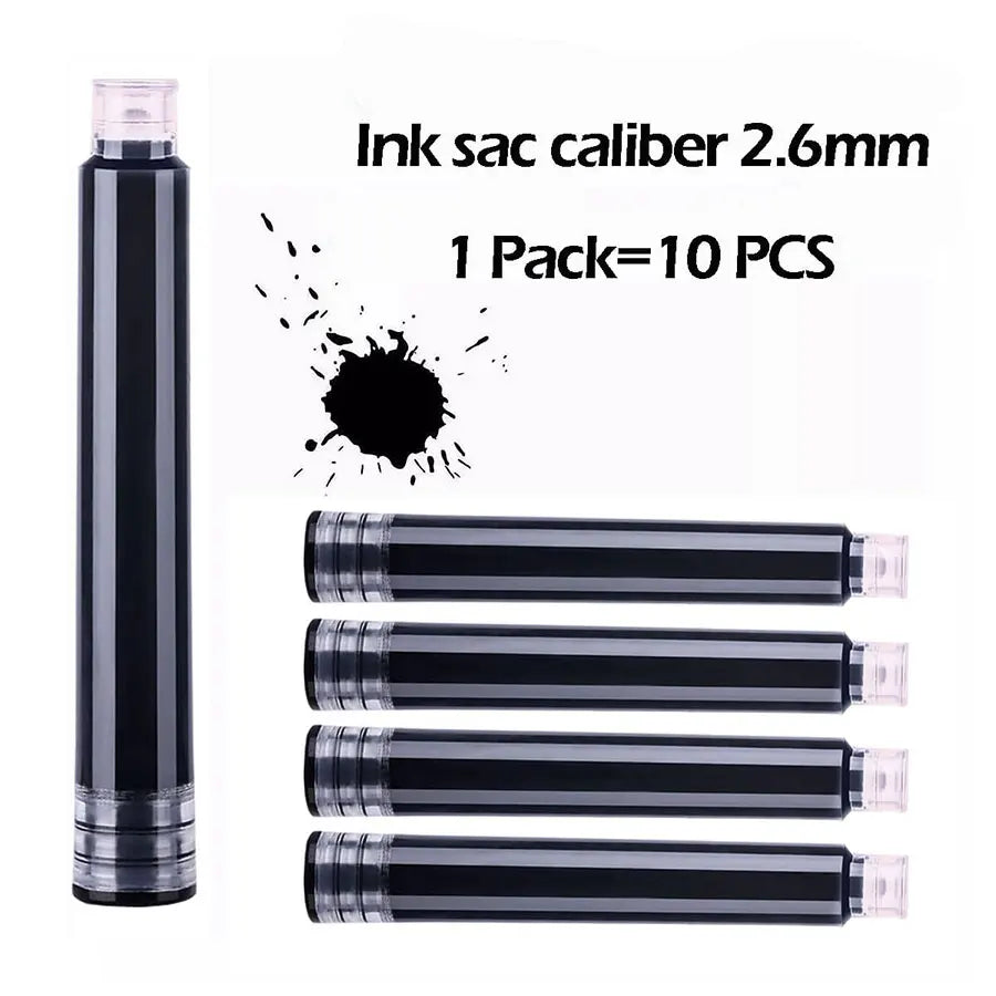 Retro Metal Fountain Pen Replaceable Ink Office Writing Set