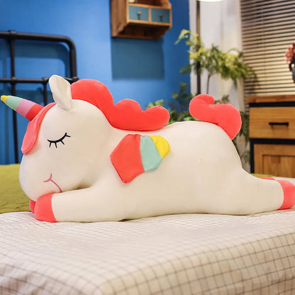 Rainbow Unicorn Plush Toy: Angel Pony Plush Doll Stuffed Cushion