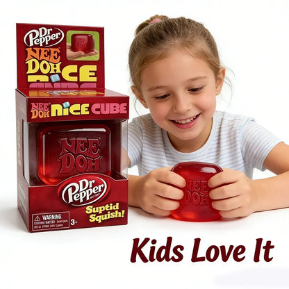 Soda Can Ice Cube Squishy Toy Soft Stress Relief Fidget