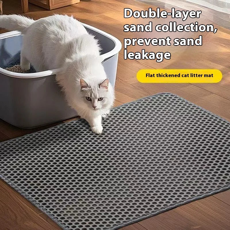 Cat Litter Mat 2 Layer Design Waterproof Pet Base