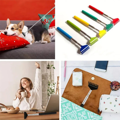 Telescoping Metal Back Scratcher Extendable Hand Massager