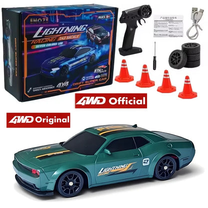 1:64 2.4G RC Drift Car 4WD Remote Control Mini Model