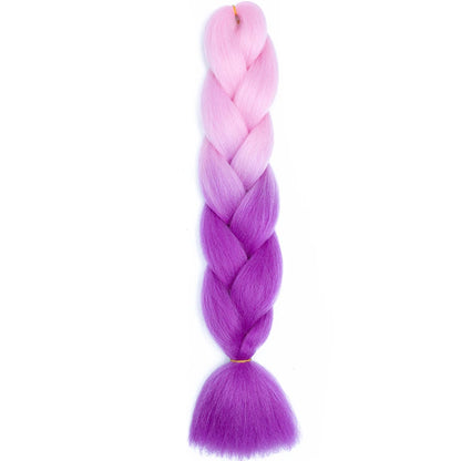 24 Inch Jumbo Braiding Hair Synthetic Afro Ombre Extensions