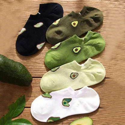 Cartoon Teddy Bear Patterned Ankle Socks Women Casual