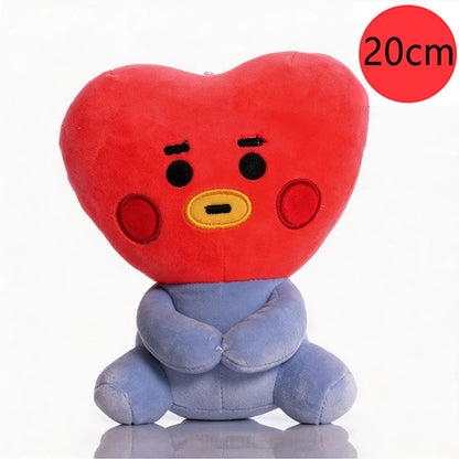Cartoon Animal Plush Keychain Pendant Soft Bag Charm