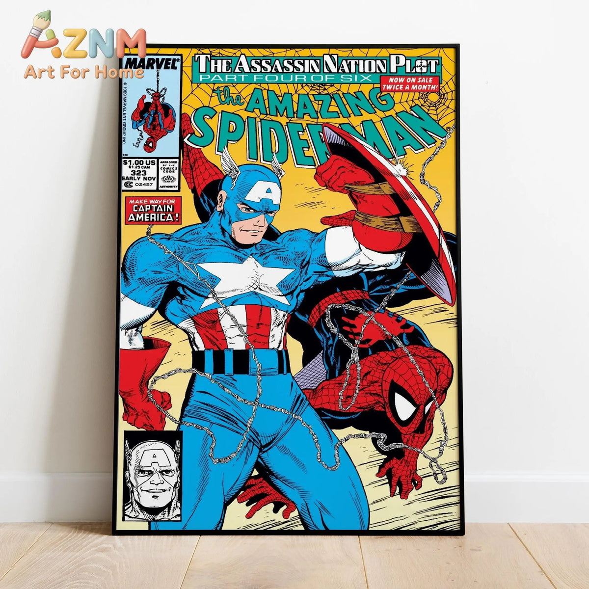 Superhero Comic Book Covers Canvas Poster Wall Art Print