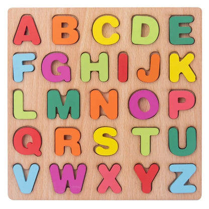 Wooden Geometric Shape Sorter Toddler Math Stacking Puzzle