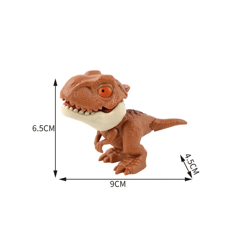 Jurassic Finger Dinosaur Triceratops Tyrannosaurus Model