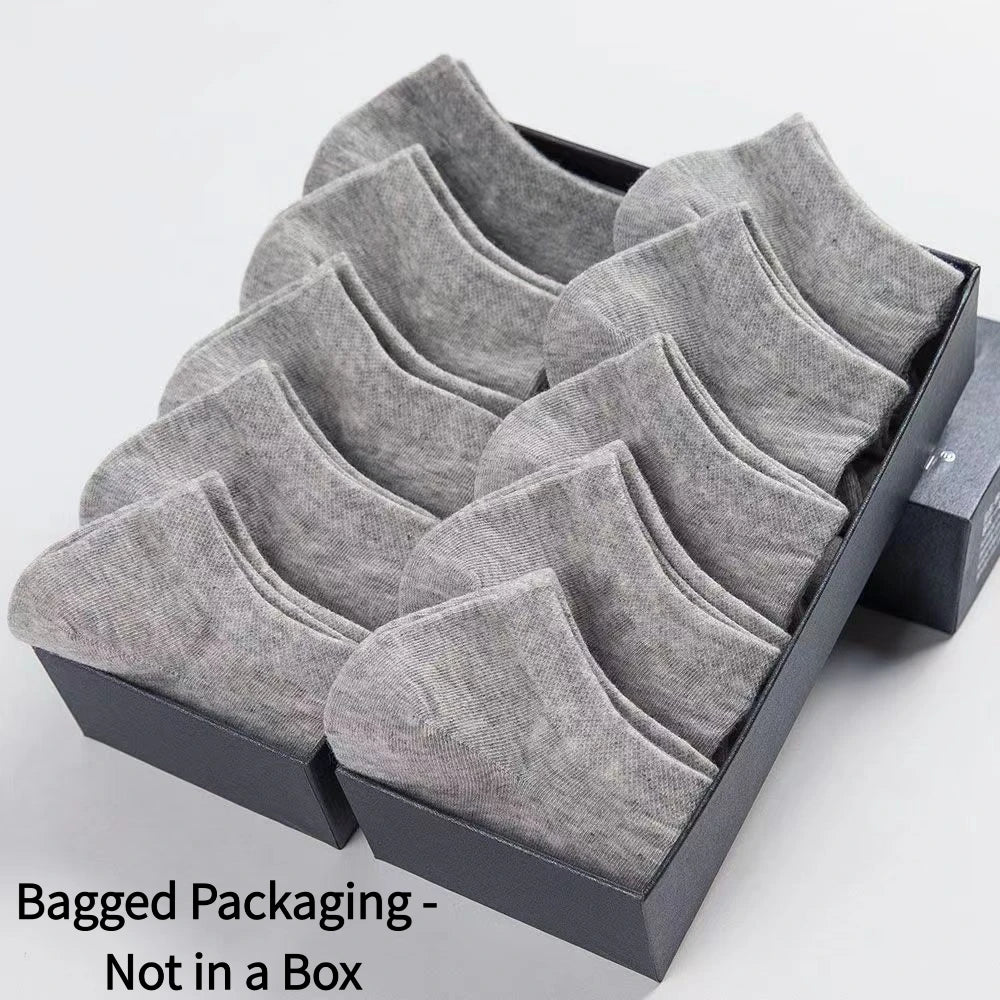 Unisex Ankle Socks Solid Color Cotton Running 10 Pack