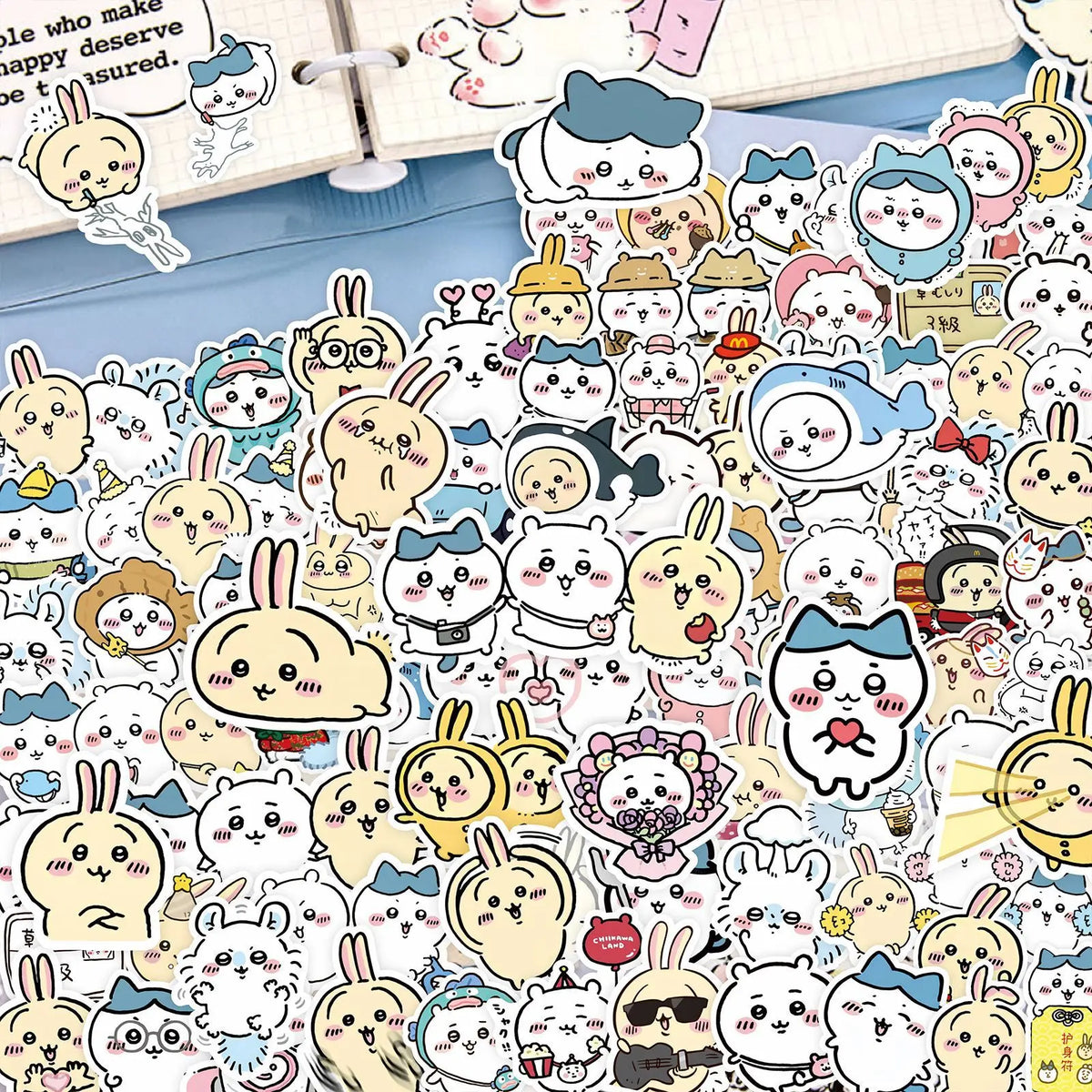 100pcs Kawaii Cartoon Stickers Pack Cute Laptop Decals