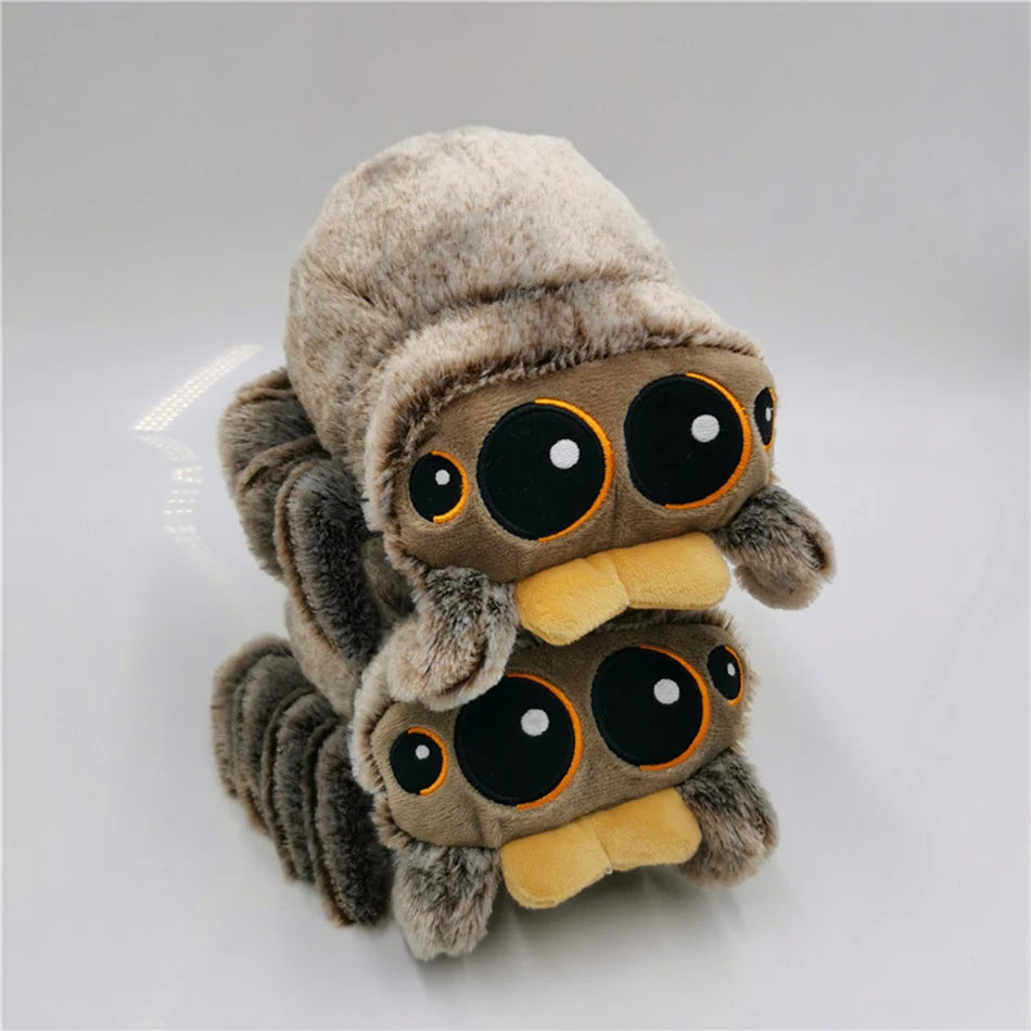 Black Spider Plush Toy Soft Simulated Pillow Doll