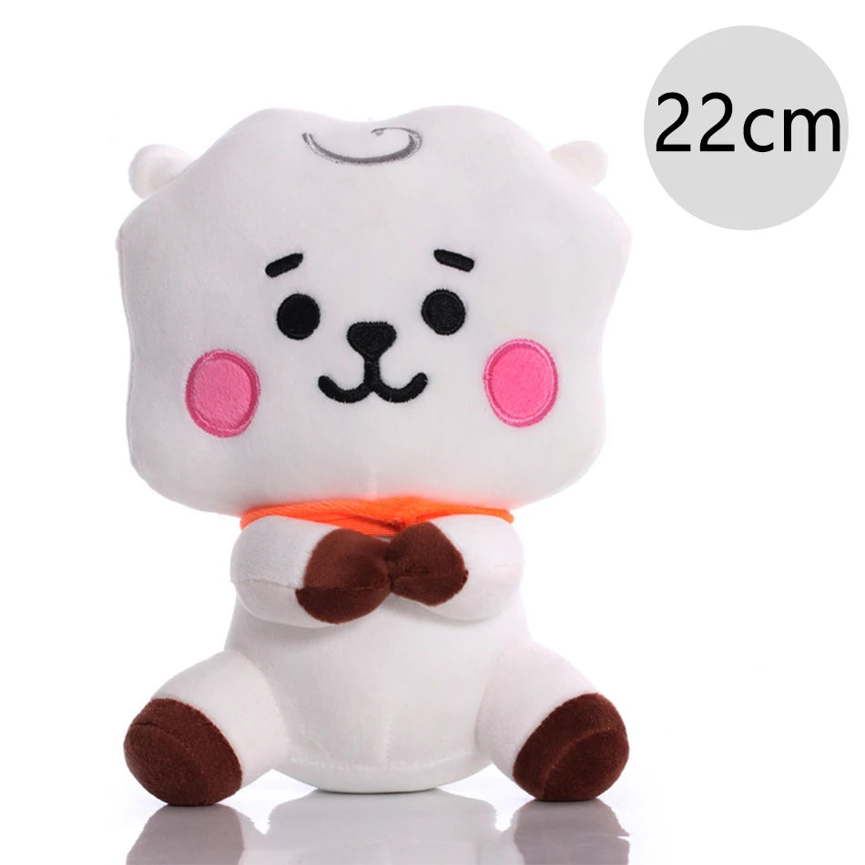 Cartoon Animal Plush Keychain Pendant Soft Bag Charm
