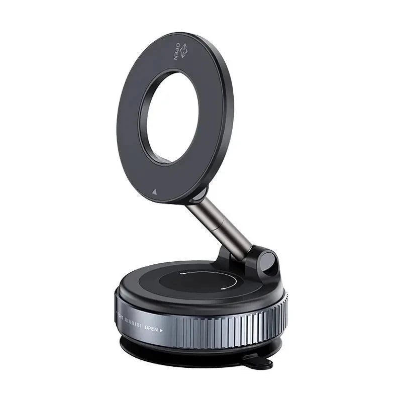 Rotating Magnetic Phone Holder Vacuum Suction GPS Stand