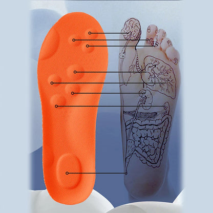 Elastic Latex Sports Insoles Breathable Arch Support Cushion