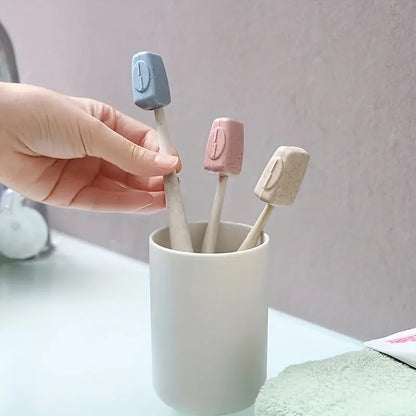 Toothbrush Head Cover Case Travel Portable Caps 4 Pack