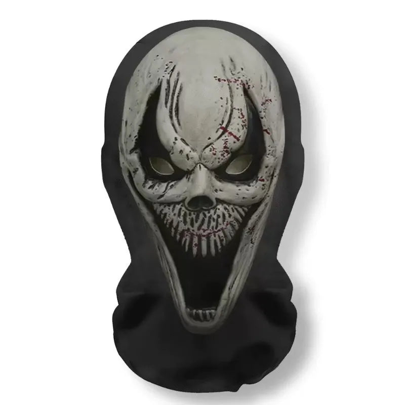 Halloween Ghost Face 3D Mask Balaclava Full Face Elastic Mesh Breathable Skull Headcovers Horror Party Halloween Cosplay Props