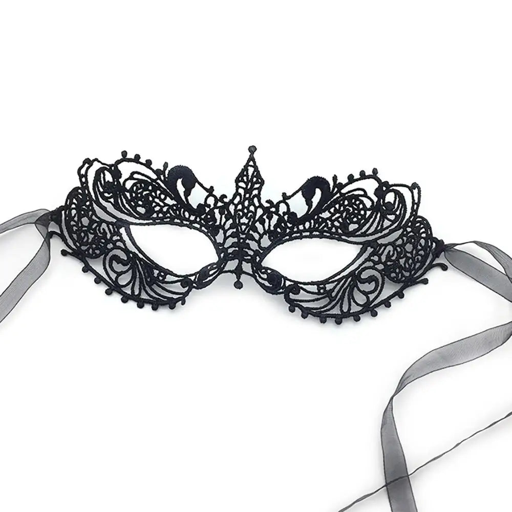 Sexy Lace Cat Masquerade Mask Women Halloween Party Prop