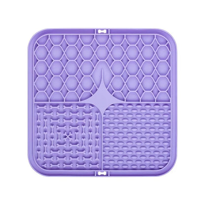 Pet Lick Silicone Mat Dog Slow Feeder Bathing