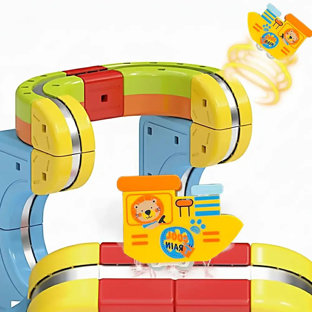 Electric Train Toy Car USB Rechargeable Anti Gravity Vehicle