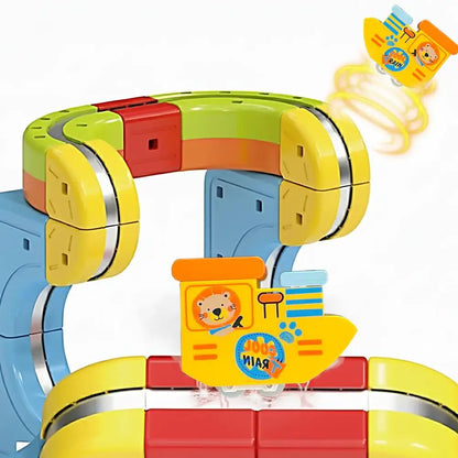 Electric Train Toy Car USB Rechargeable Anti Gravity Vehicle