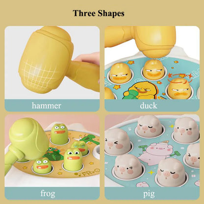 Whack a Mole Toy for Toddlers Animal Pound Bench Game