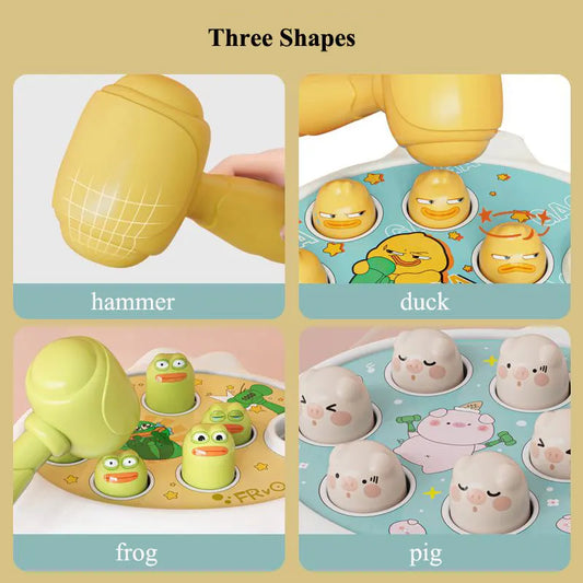 Whack a Mole Toy for Toddlers Animal Pound Bench Game