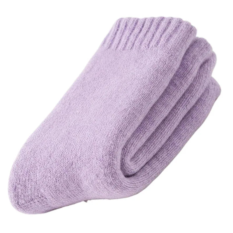 2025 New Winter Super Thicker Warm Socks Wool Male Men Women Socks Solid Socks Merino Wool Socks Against Cold Snow Terry Socks