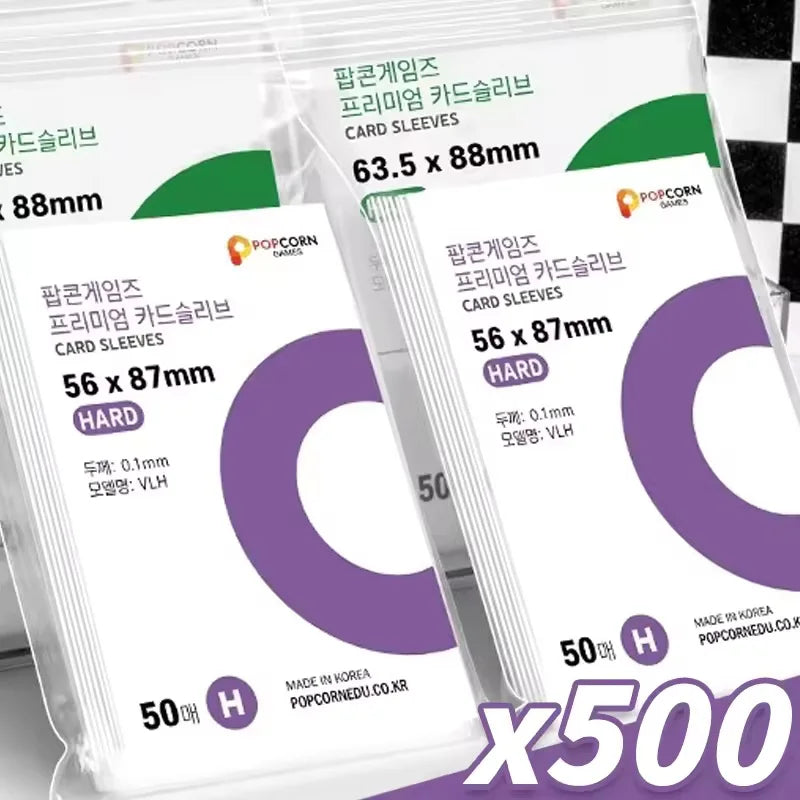 Transparent Idol Card Protective Sleeves Waterproof Holders