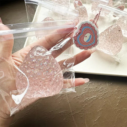 Strawberry Squeeze Taba Squishy Toy Kawaii Fidget