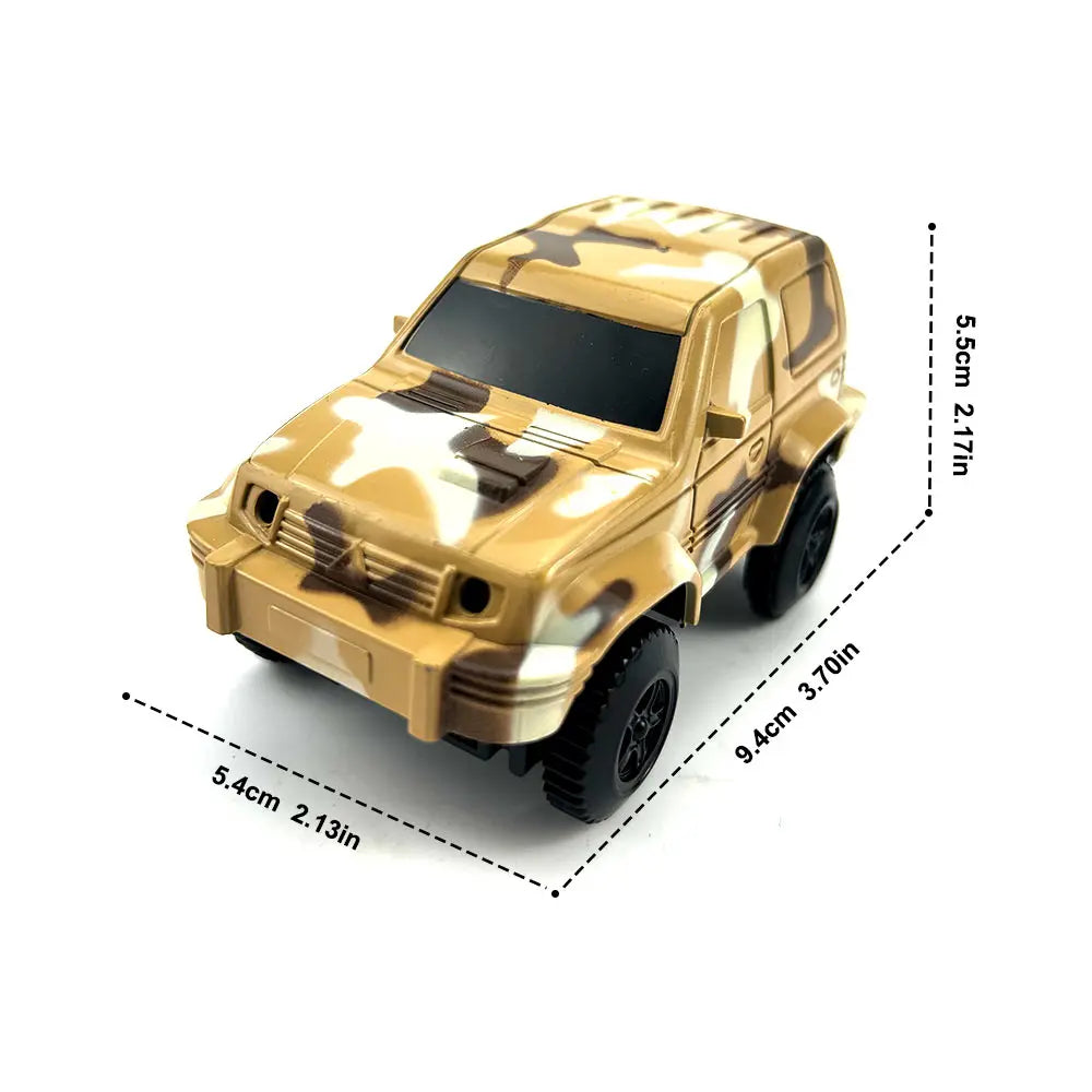 Glowing Race Track Car Toy LED Light Up Vehicle Part