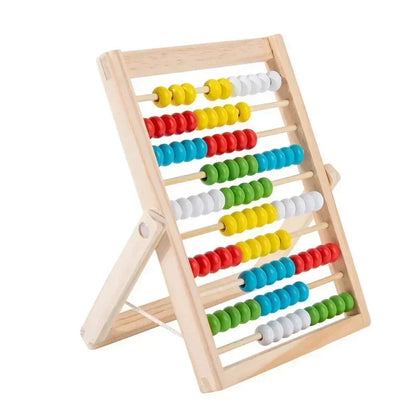 Wooden 100 Beads Abacus Toy Preschool Math Counting Rack