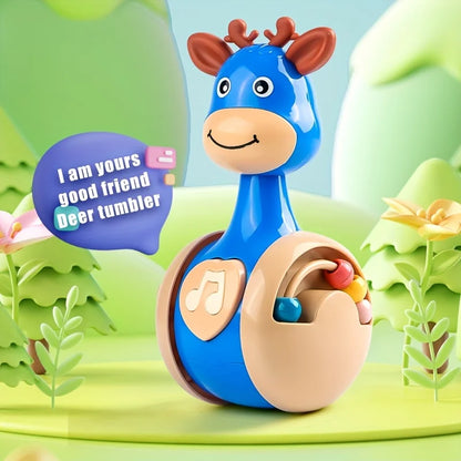 Roly Poly Baby Tumbler Toy Infant Wobbler Sound Toy