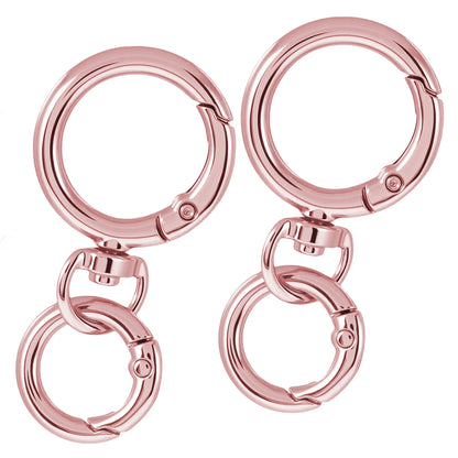 Spring Snap Carabiner Clip Metal Swivel Trigger Hook O Rings