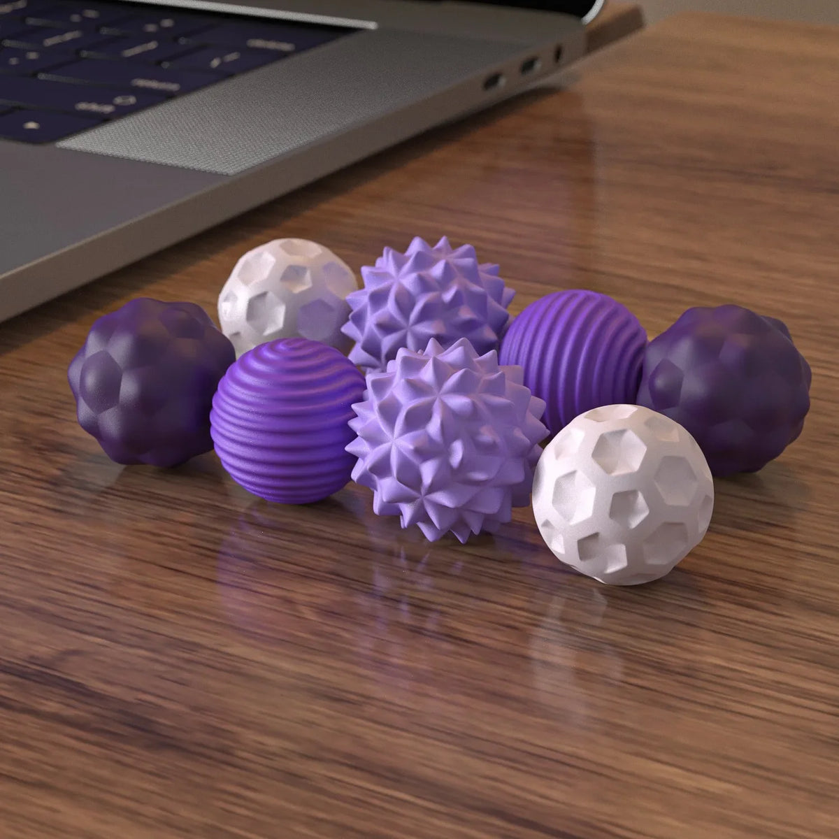 Silicone Magnetic Sensory Balls Fidget Toy Quiet Office