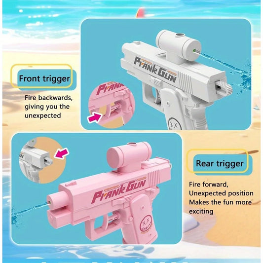 Double Sided Reverse Water Gun Two Way Prank Sprayer
