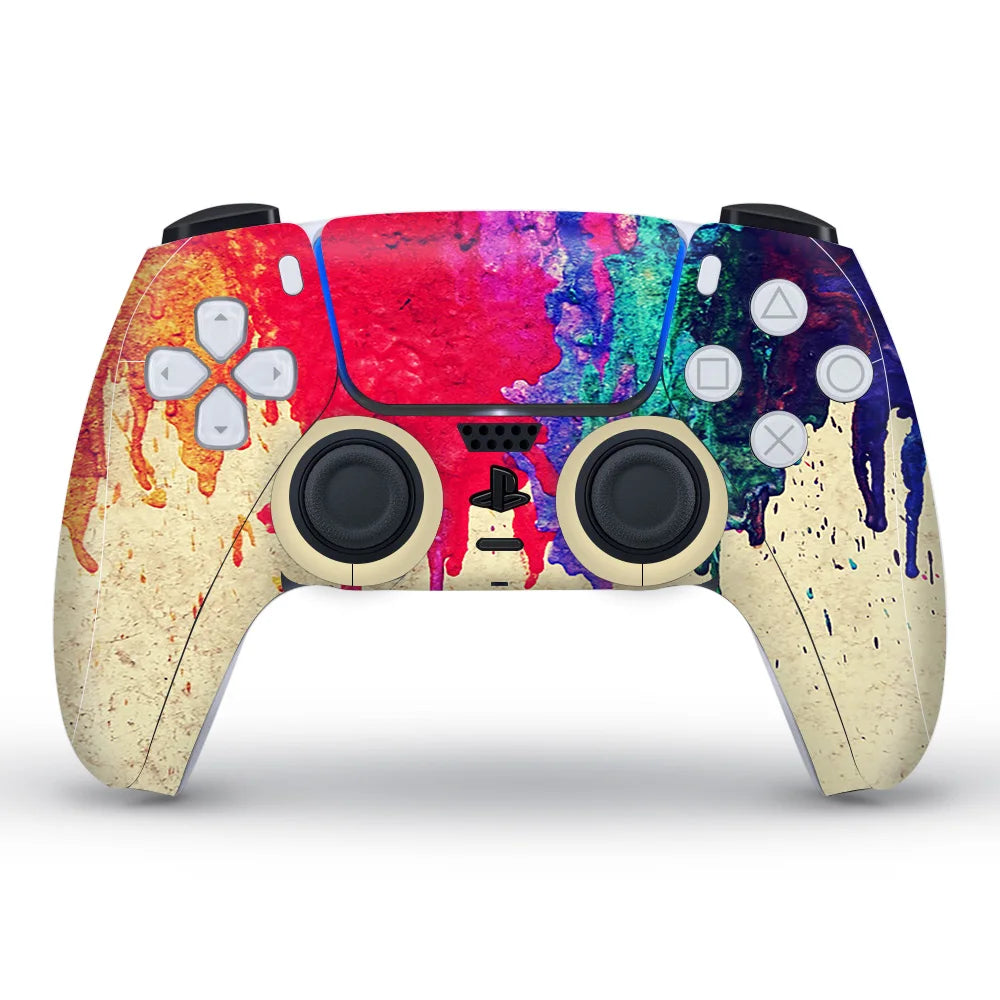Protective Decal Skin for PS5 Controller Gamepad Full Protection Sticker for PlayStation 5 Joystick for PS5 Accessories
