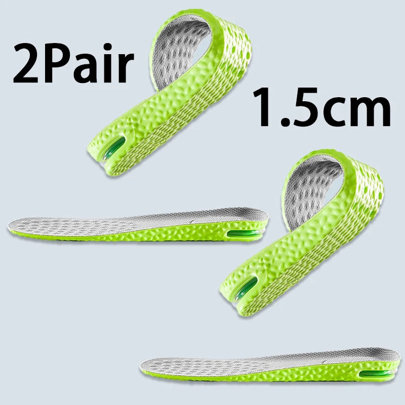 Air-Cushioned Height Increase Sports Insoles Shock Pads