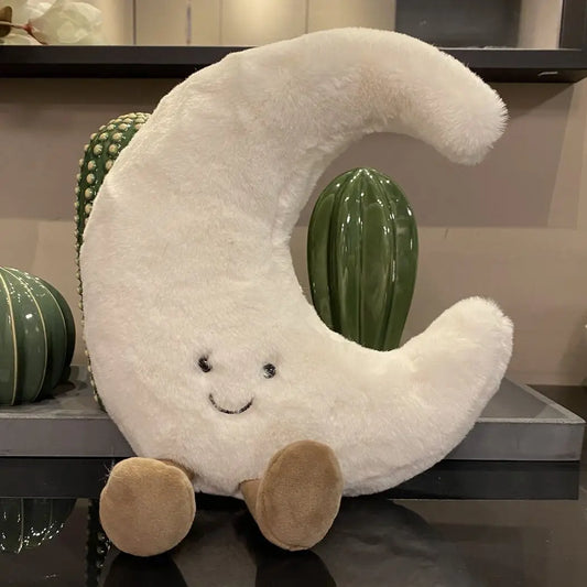 Cartoon Weather Plush Throw Pillow Sun Moon Stuffed