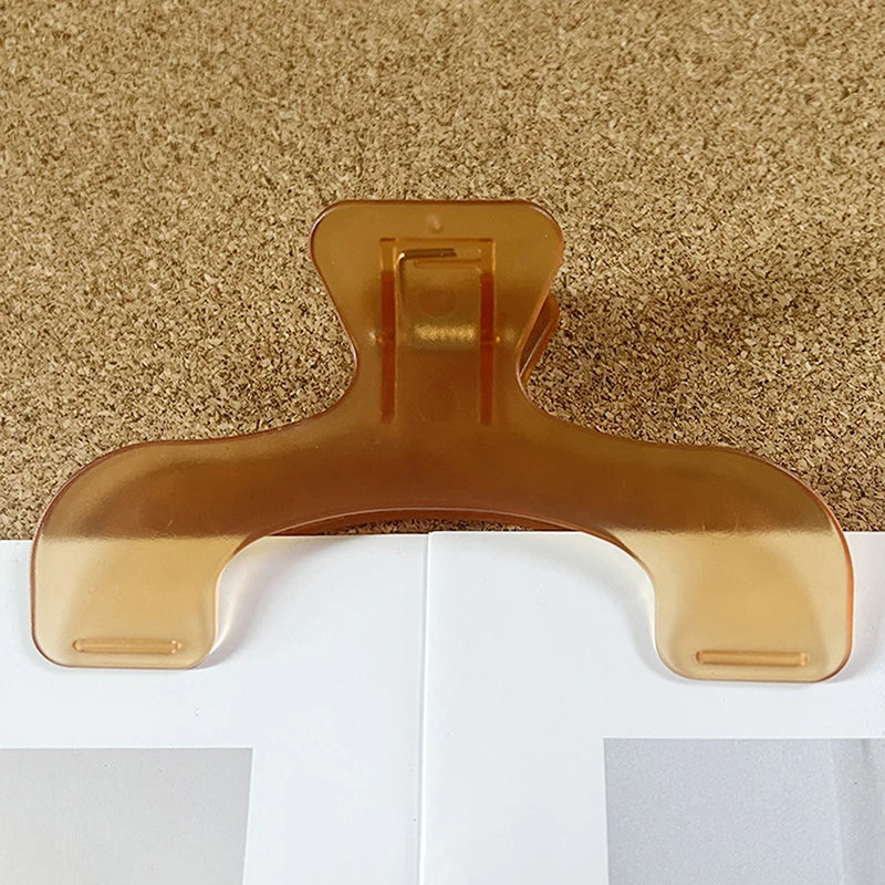 SJ1pc Simple Fixed Book Clips Memo Clip Desk Accessories Practical Note Holder Frosted Transparent Page Holder For Reading Tool