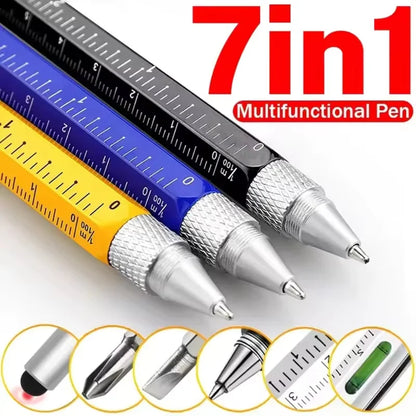 7 in 1 Multifunctional Stylus Pen Ballpoint Screwdriver Ruler Tool