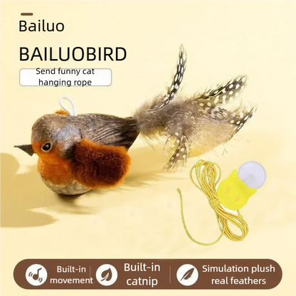 Electric Simulation Bird Cat Toy Chirping Sound Teaser