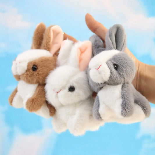 Plush Bunny Rabbit Toy Stuffed Animal Bag Pendant