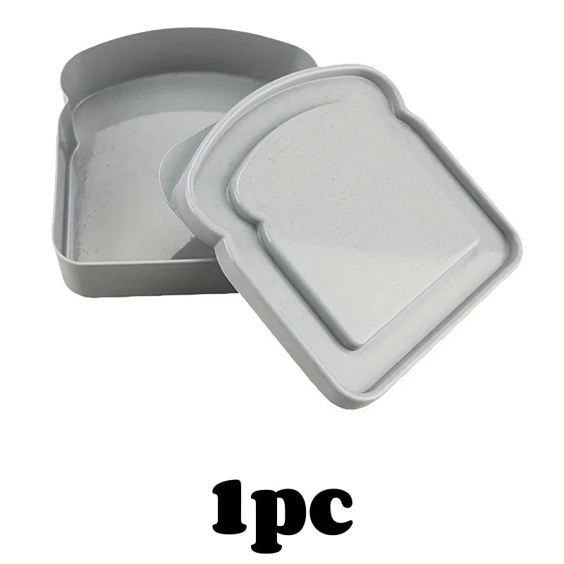 1/3pcs Reusable Bento Sandwich Box Set with Lid Microwave Safe Stackable Container for School Outdoor Picnic Kitchen Organizer