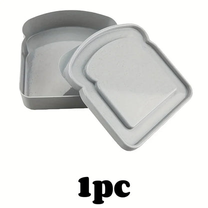1/3pcs Reusable Bento Sandwich Box Set with Lid Microwave Safe Stackable Container for School Outdoor Picnic Kitchen Organizer