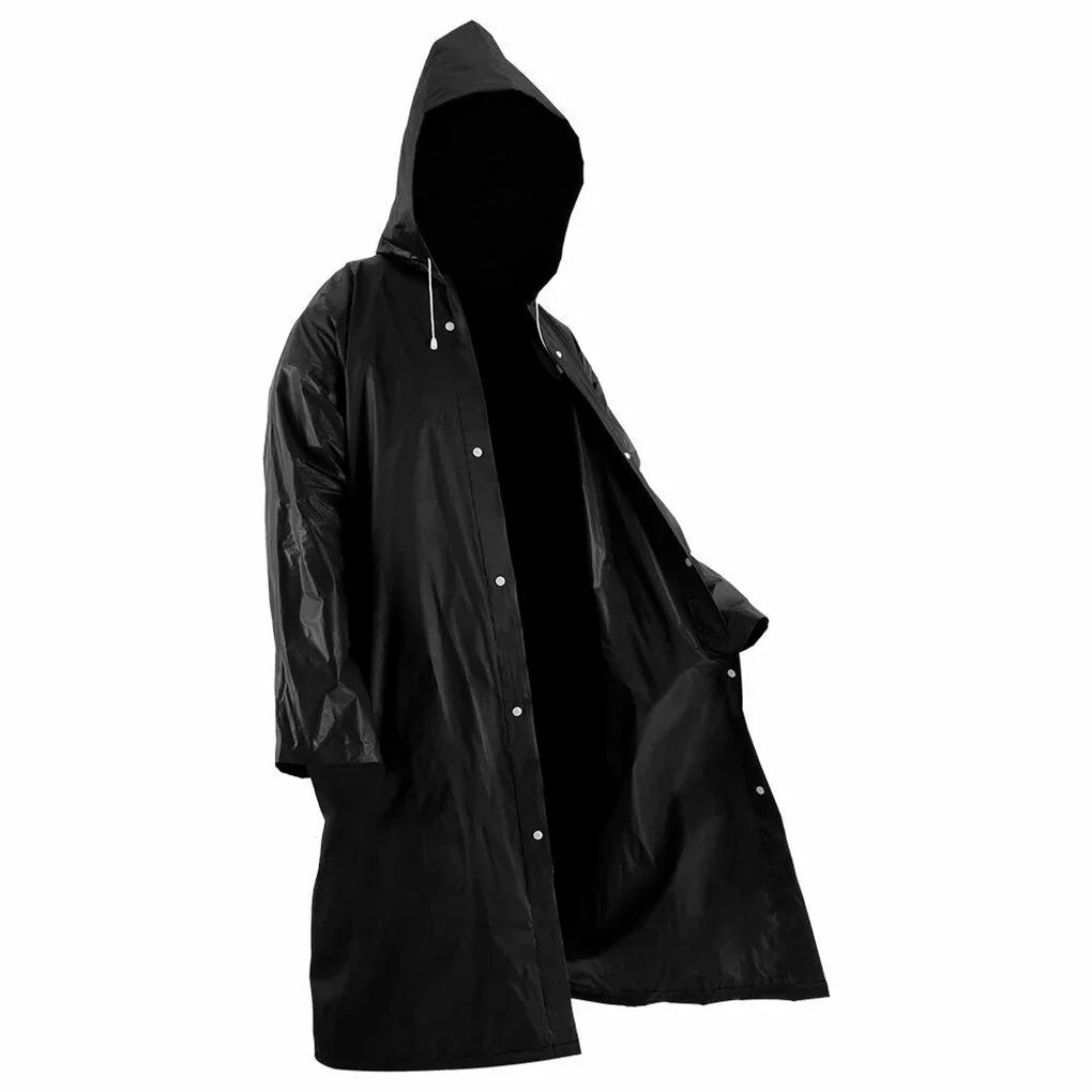 Waterproof EVA Unisex Raincoat Thickened Hooded Rainwear