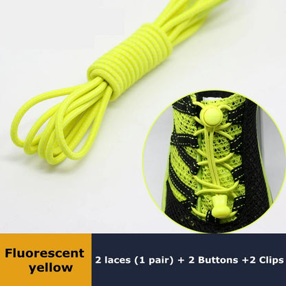Elastic No Tie Shoe Laces Stretching Lock Lazy Shoestrings