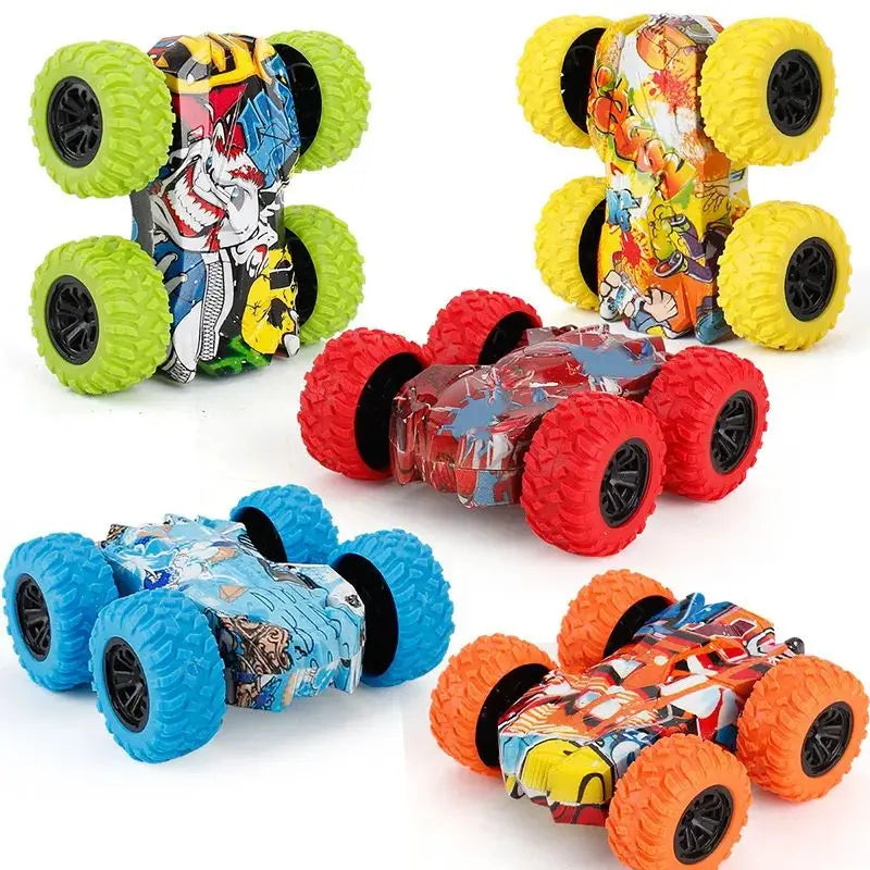 Double Sided Graffiti Inertial Car Anti Collision Stunt Truck