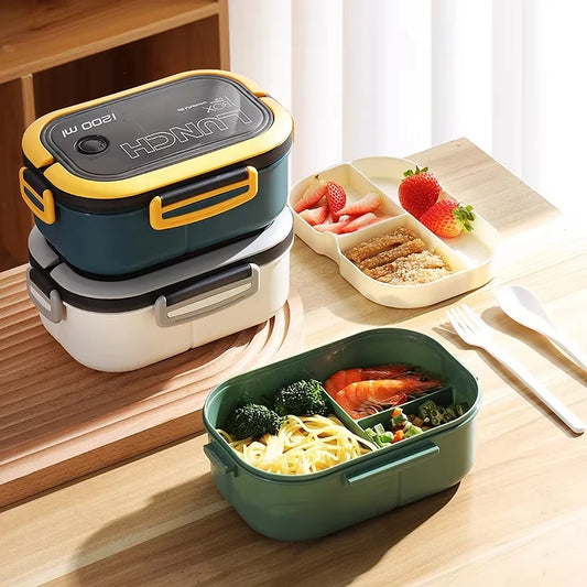 SoftAura Cute Lunch Box For Kids Microwae Bento Box Children School Camping Picnic Portable Food Container 2026 New