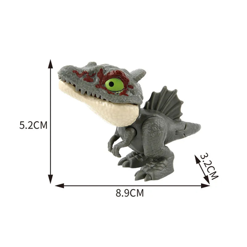 Jurassic Finger Dinosaur Triceratops Tyrannosaurus Model