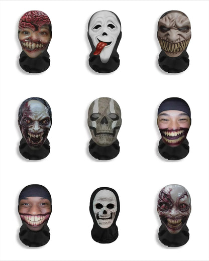Creative headpiece Halloween carnival funny headgear cosplay costume comical wig mask prank props party decoration